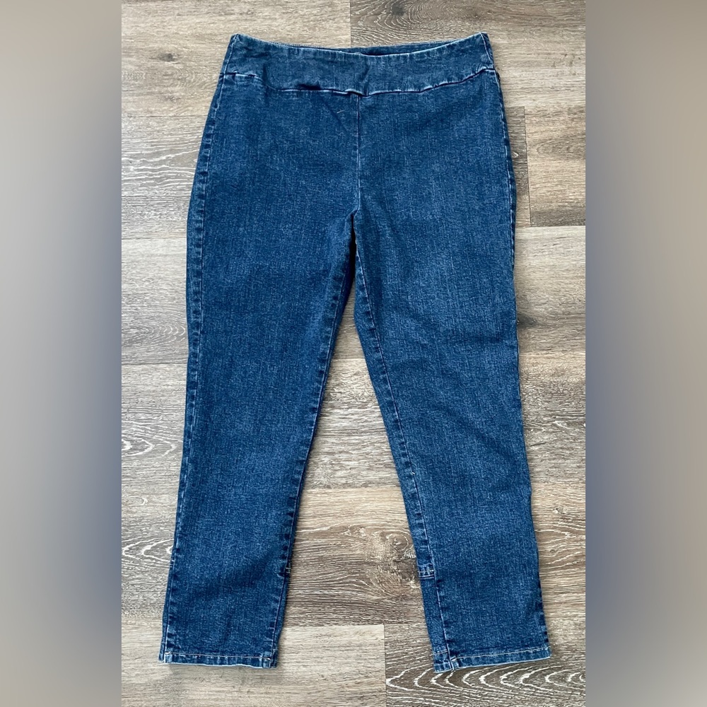 Isadela Classic Jeans. Size 12 with back slit on legs